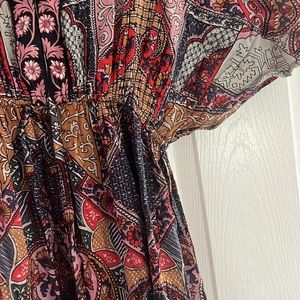 Boho maxi dress with beautiful print